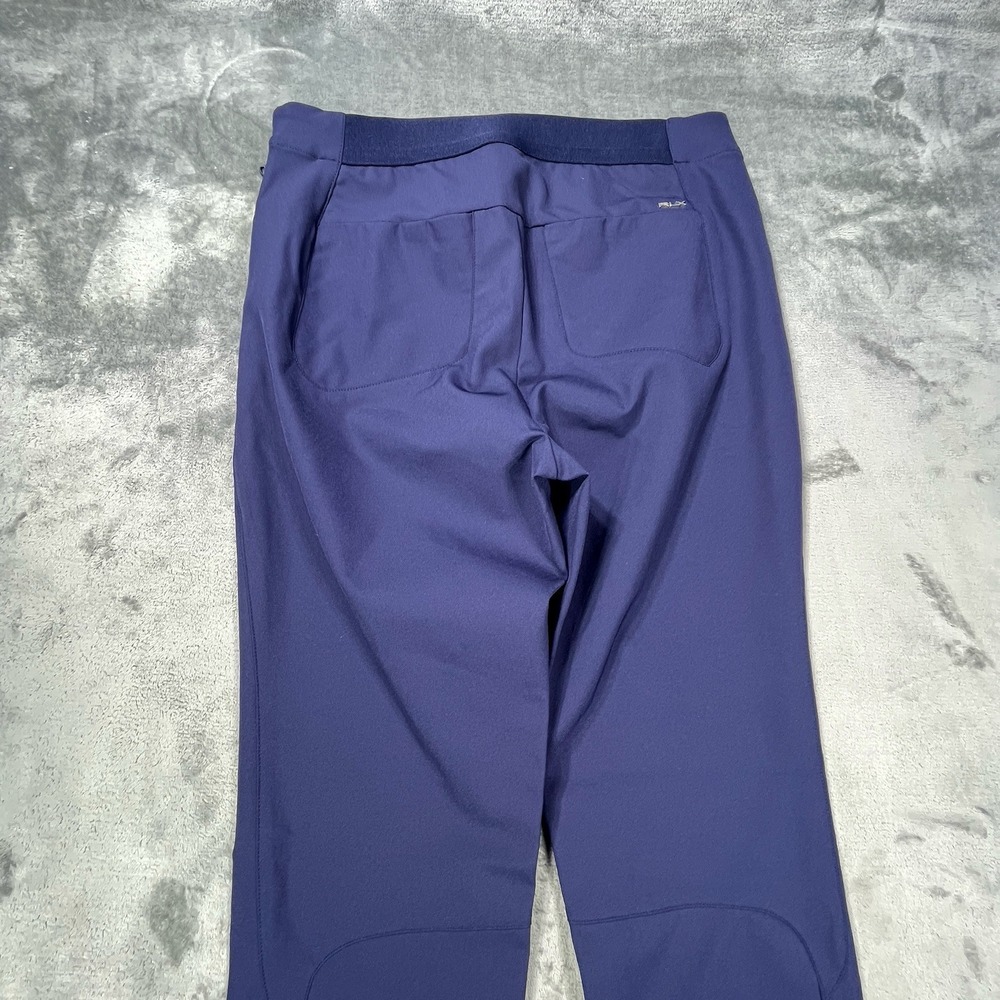 RLX Ralph Lauren Pants Womens Size 6 Royal Blue Eagle Stretch Golf Pants Wicking - Picture 10 of 10